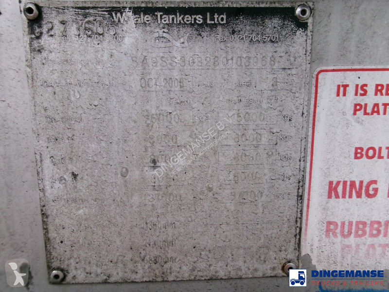 Maskine til vejarbejde  Vacuum tank inox 30 m3...