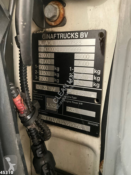 Silniční stroje Ginaf C 3128 NF Euro 6 Hiab 21...