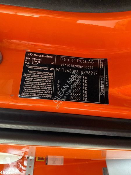 Silniční stroje Mercedes 2533 Euro 6 Zoeller...
