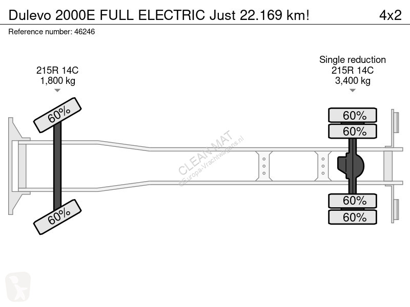 آلة لصيانة الطرق Dulevo 2000E FULL ELECTRIC...