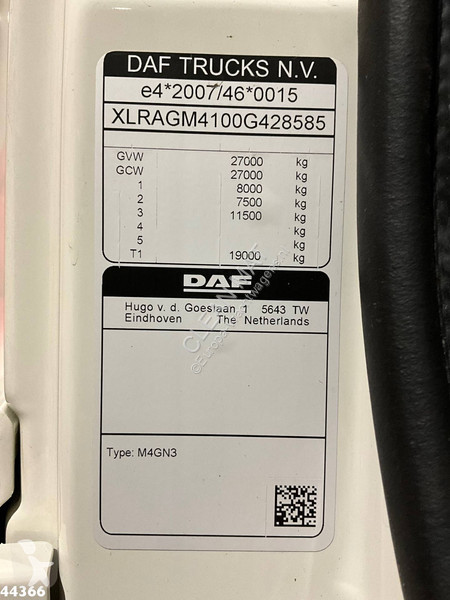 Gemeentevoertuig DAF FAG  300 Geesink 20m³