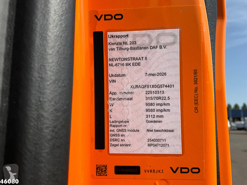 Engin de voirie DAF G XD 340 Euro 6 Geesink...
