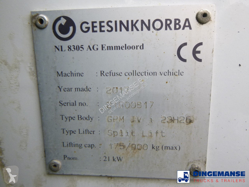 Silniční stroje Mercedes 2630 RHD 6x4 Geesink...