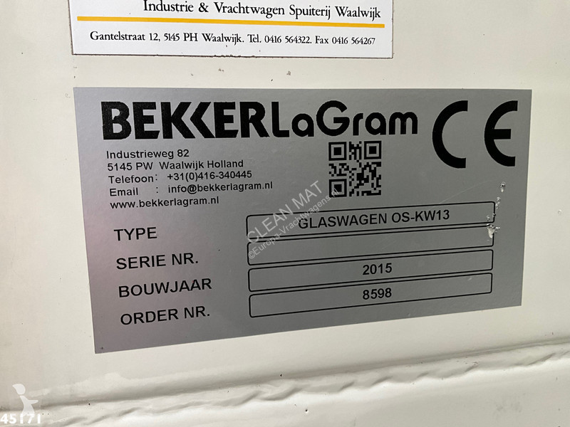 Vägmaskiner DAF FAN  220 Euro 6 Bekker LaGram...