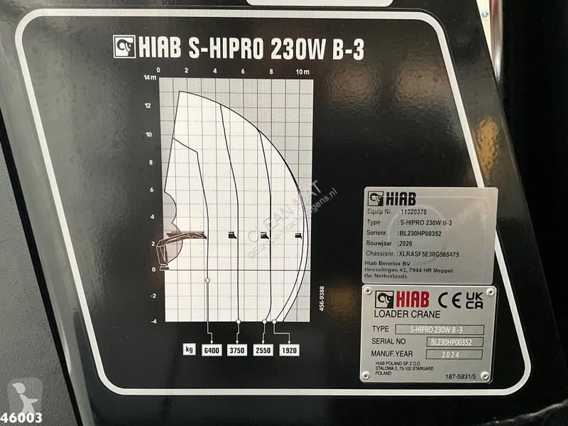 Engin de voirie DAF G XD 220 Hiab 23 Tonmeter...