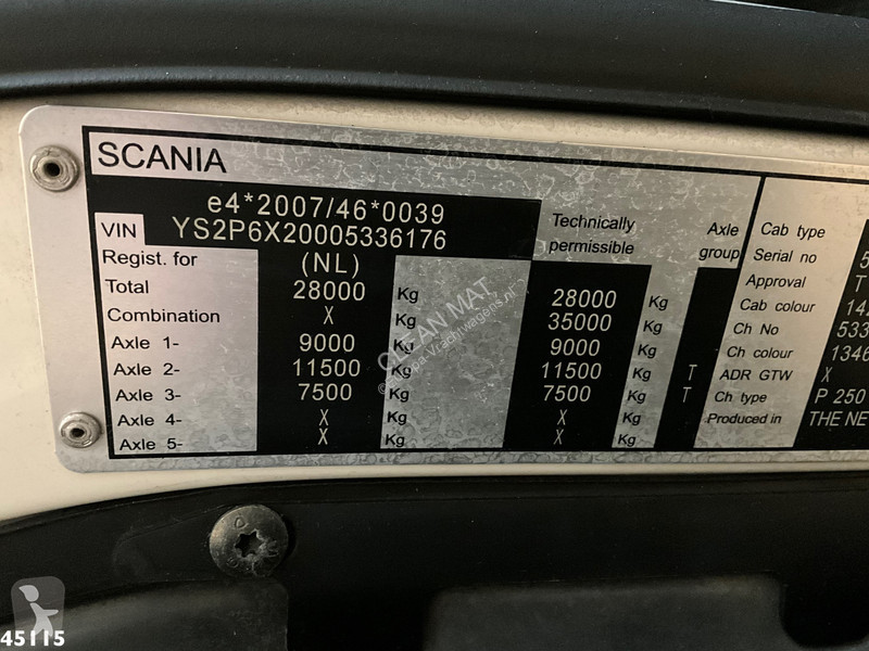 Utilaje pentru drumuri Scania 250 Euro 6 Hiab...