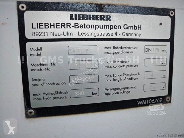 Camion Mercedes 2636 / 24m Betonpumpe /...