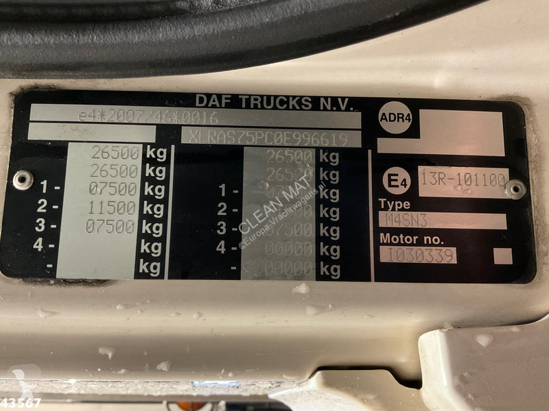 Vägmaskiner DAF FAN CF 250 Palfinger 23...