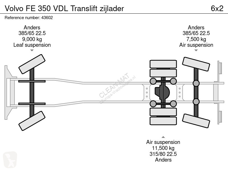 Utilaje pentru drumuri Volvo 350 VDL Translift...