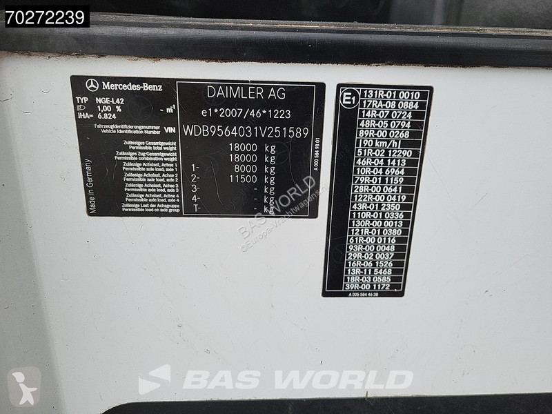 Silniční stroje Mercedes 1830 4X2 CNG Engine...