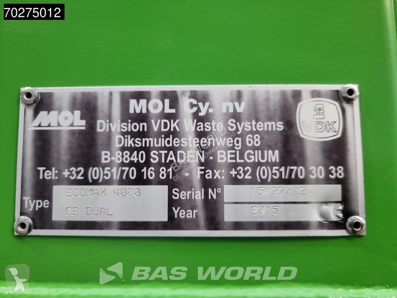 Vägmaskiner DAF 220 4X2 NL-Truck Mol Ecomax...
