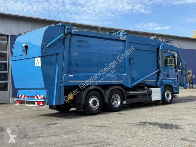 MAN TGS 26.320 6x2-4 Müllwagen Frontlader road...