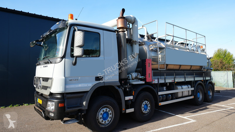 آلة لصيانة الطرق Mercedes ACTROS 8x4 vacuum...