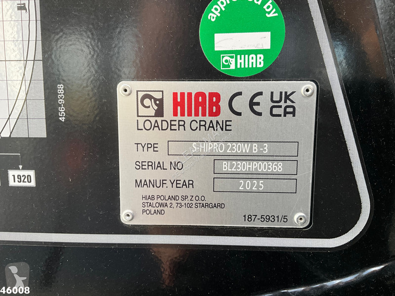 آلة لصيانة الطرق DAF N XD 220 Hiab 23 Tonmeter...