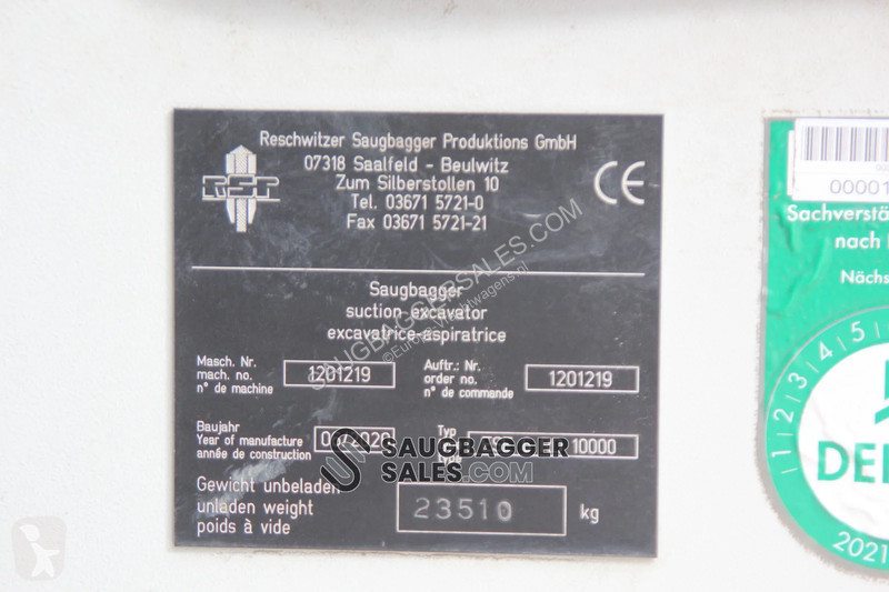 Gemeentevoertuig Mercedes 3251 RSP SAUGBAGGER 2020