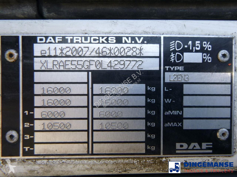 آلة لصيانة الطرق DAF 55220 4X2 RHD Farid refuse...
