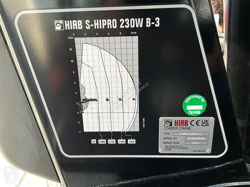 آلة لصيانة الطرق DAF N XD 220 Hiab 23 Tonmeter...