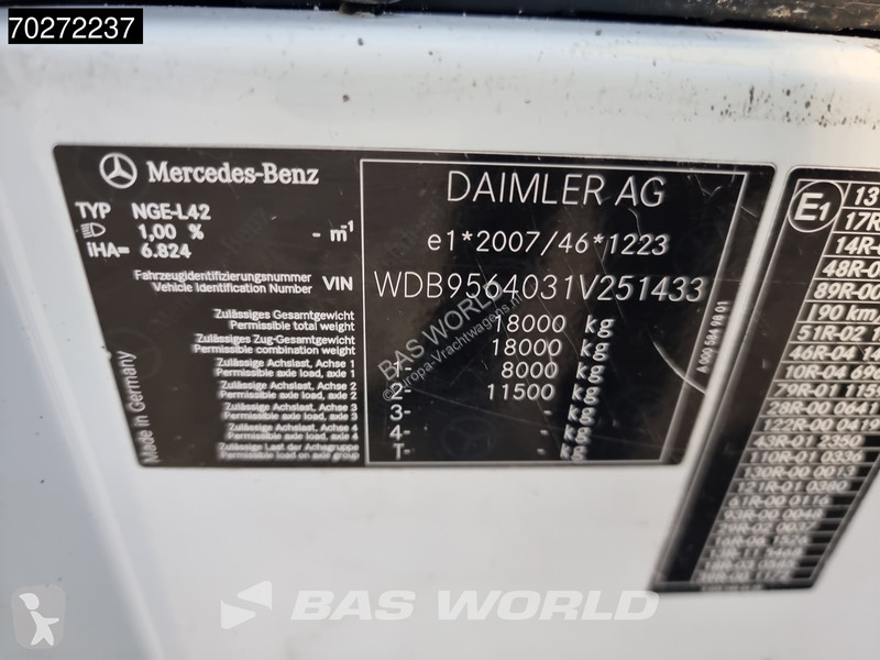 Silniční stroje Mercedes 1830 4X2 13m3 NTM...