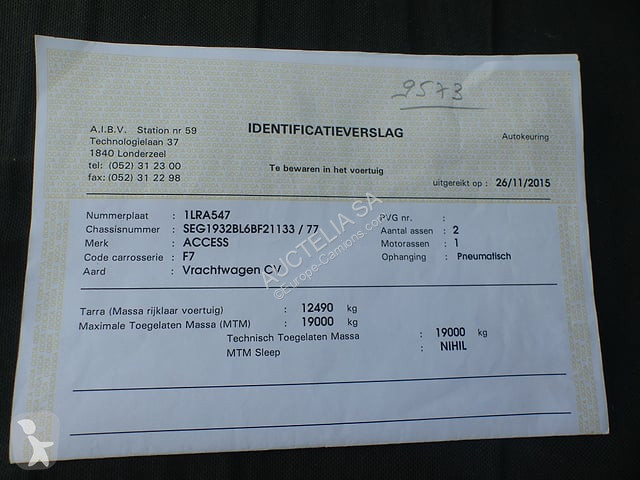 Vehículo de limpieza viaria Renault D19