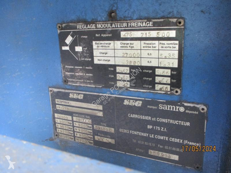 Vägmaskiner Samro  SREM HYDROCUREUR cuve 15m3