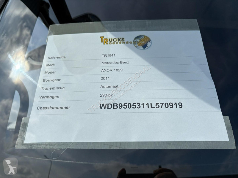 آلة لصيانة الطرق Mercedes AXOR 1829 +FAUN...