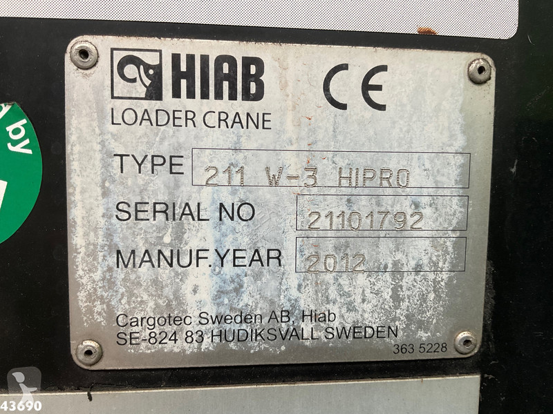 Vägmaskiner Scania 360 Faun 18m³ + Hiab crane +...