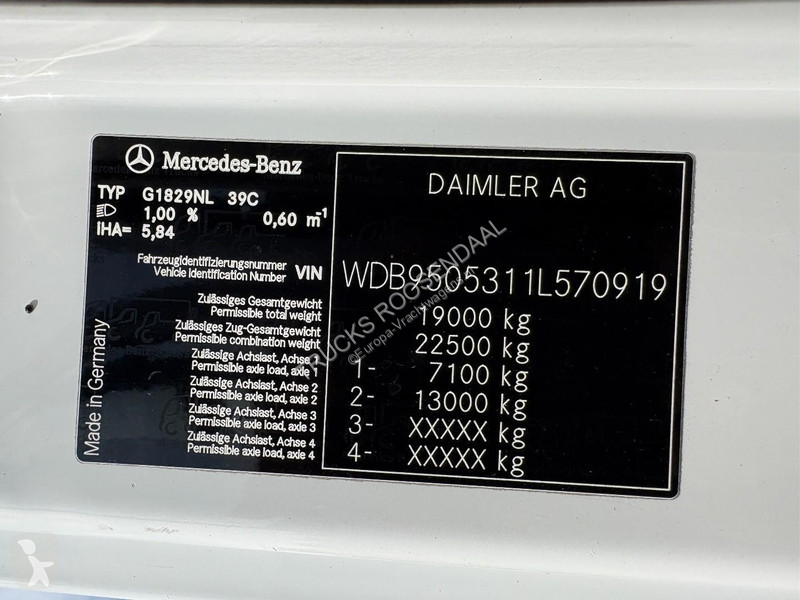 آلة لصيانة الطرق Mercedes AXOR 1829 +FAUN...