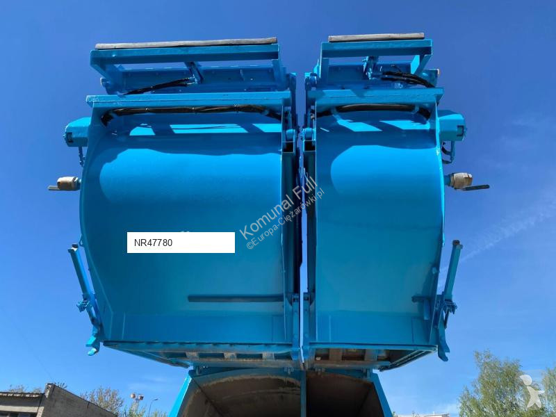 Engin de voirie Scania P280 2 chamber garbage...