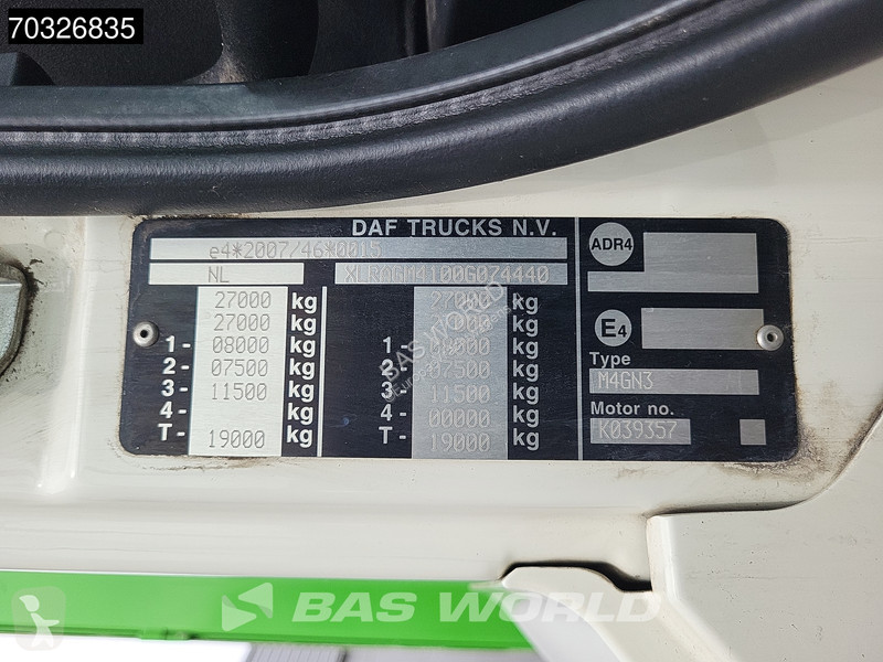 Engin de voirie DAF 290 6X2 NL-Truck APK HALLER...