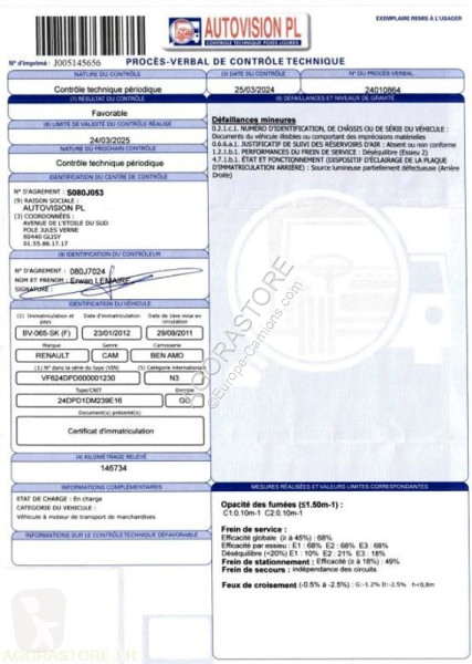 Vehículo de limpieza viaria Renault PREMIUM