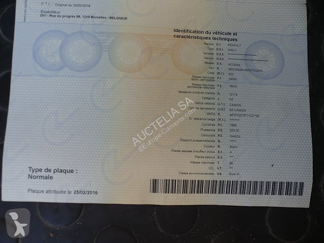 Vehículo de limpieza viaria Renault