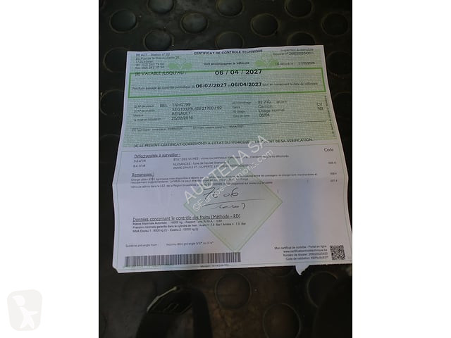 Vehículo de limpieza viaria Renault