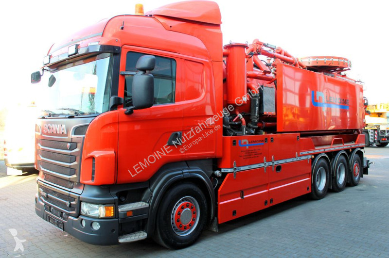 Gemeentevoertuig Scania R560 V8 8x4 Kroll 20m³...