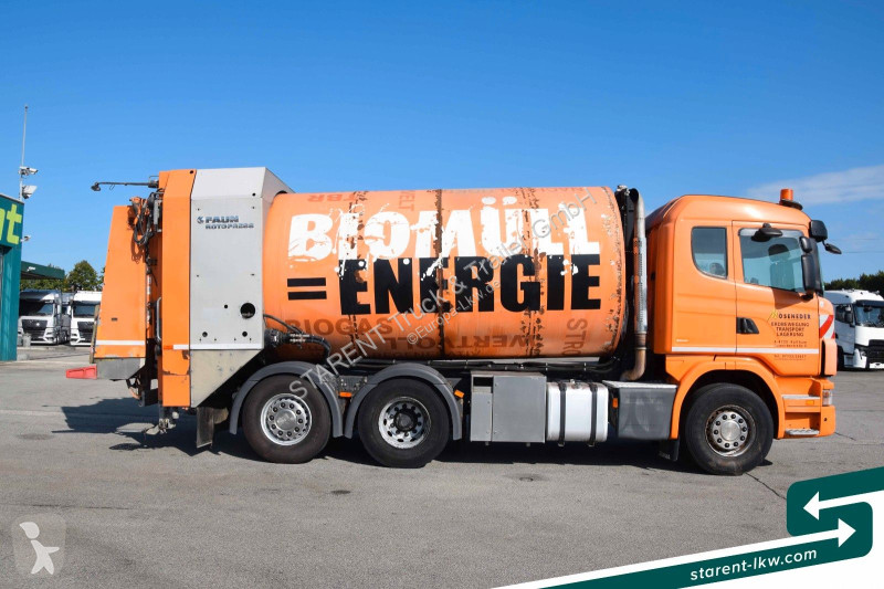 Gemeentevoertuig Scania G320 FAUN Rotopress...