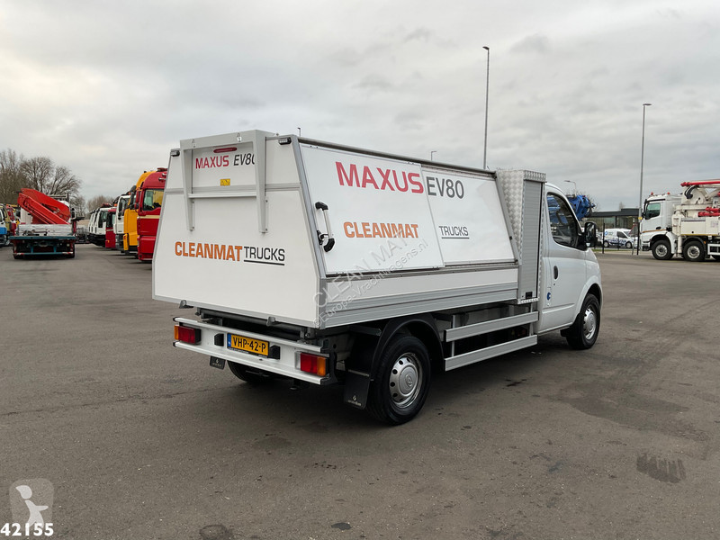 Gemeentevoertuig  Maxus EV80 LWB Veegvuilkipper...