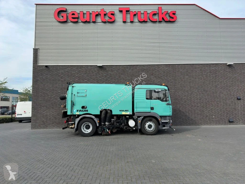 Vägmaskiner MAN 18.240 4X2 + FAUN VIAJET 6R/HS...