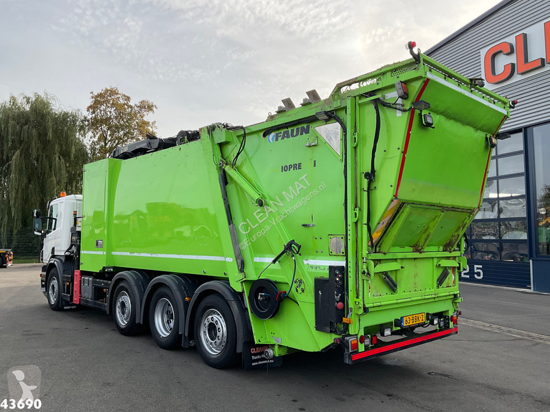 Vägmaskiner Scania 360 Faun 18m³ + Hiab crane +...