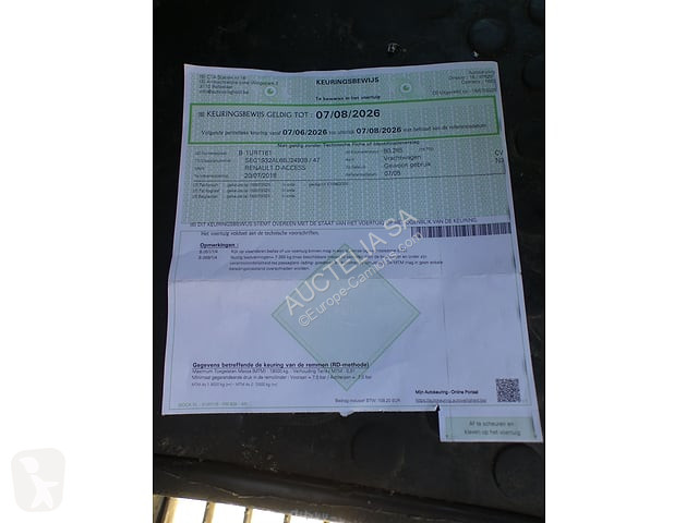 Vehículo de limpieza viaria Renault D19