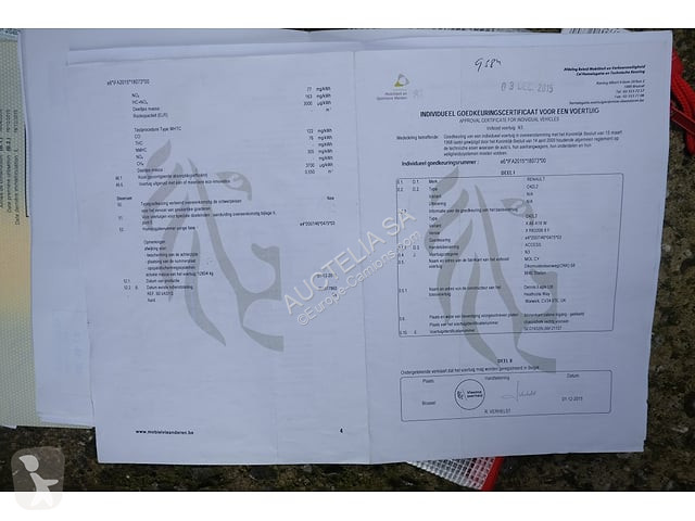 Vehículo de limpieza viaria Renault