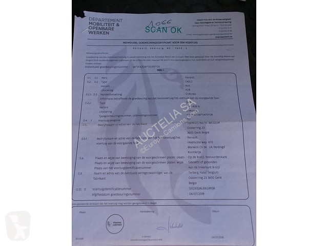 Vehículo de limpieza viaria Renault D19