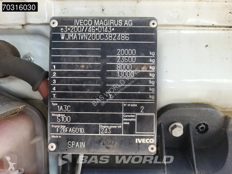 آلة لصيانة الطرق Iveco 330 4X2 Slaughter waste...