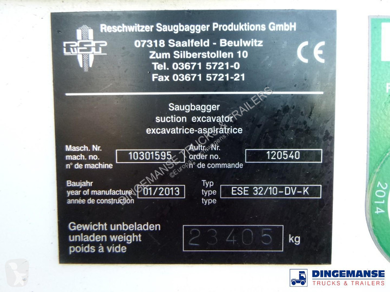 Silniční stroje MAN 35.480 8x4 vacuum tank /...