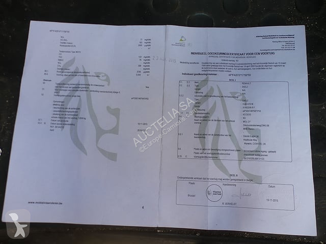 Vehículo de limpieza viaria Renault D19
