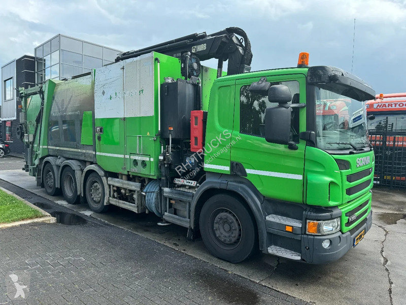 Vägmaskiner Scania P360 8X2 - HIAB 211BW-3 +...