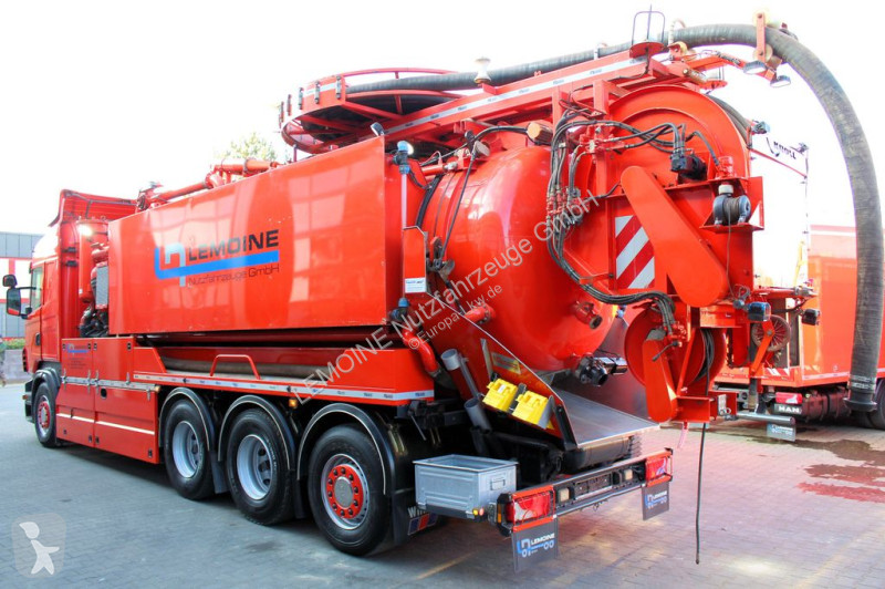 Gemeentevoertuig Scania R560 V8 8x4 Kroll 20m³...