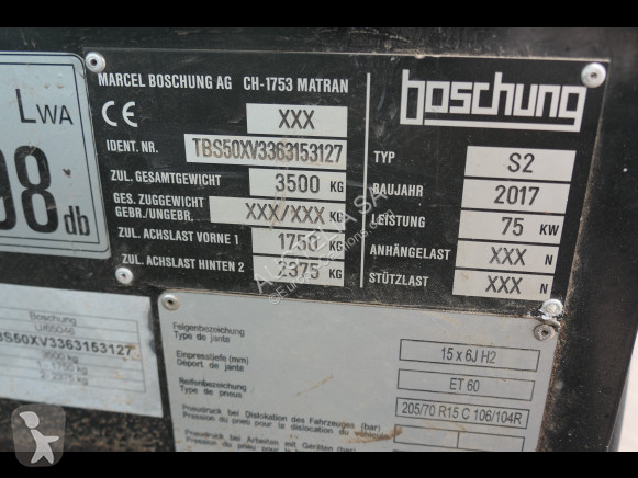 Utilaje pentru drumuri Boschung S2