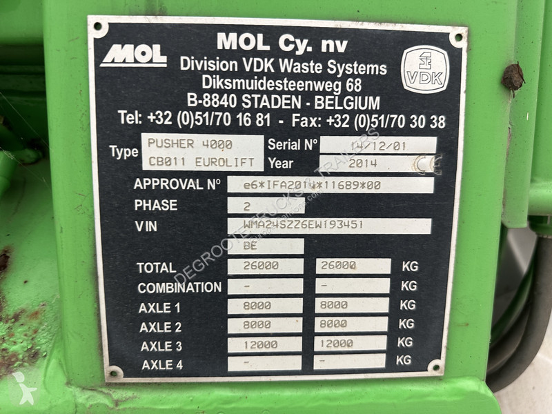 Engin de voirie MAN 26.320