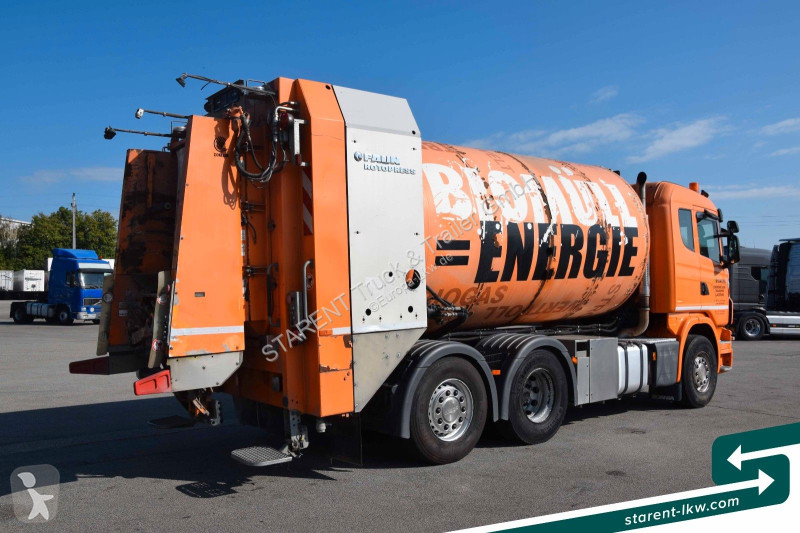 Gemeentevoertuig Scania G320 FAUN Rotopress...