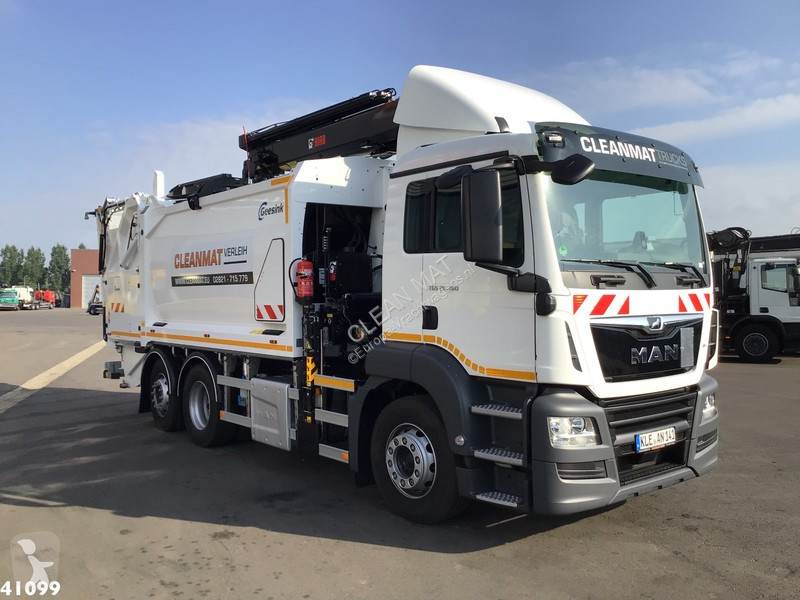 Vägmaskiner MAN TGS Hiab 23 ton/meter laadkraan