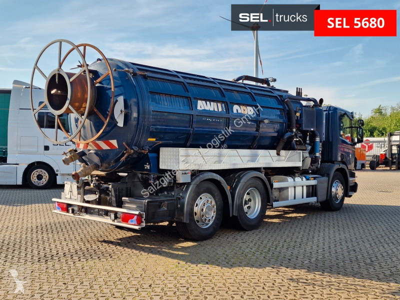 آلة لصيانة الطرق Scania P380 / Kanalreinigung /...
